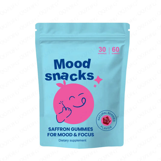 Mood Snacks | Caramelle Gommose allo Zafferano per Menti Sereni e Futuri Luminosi