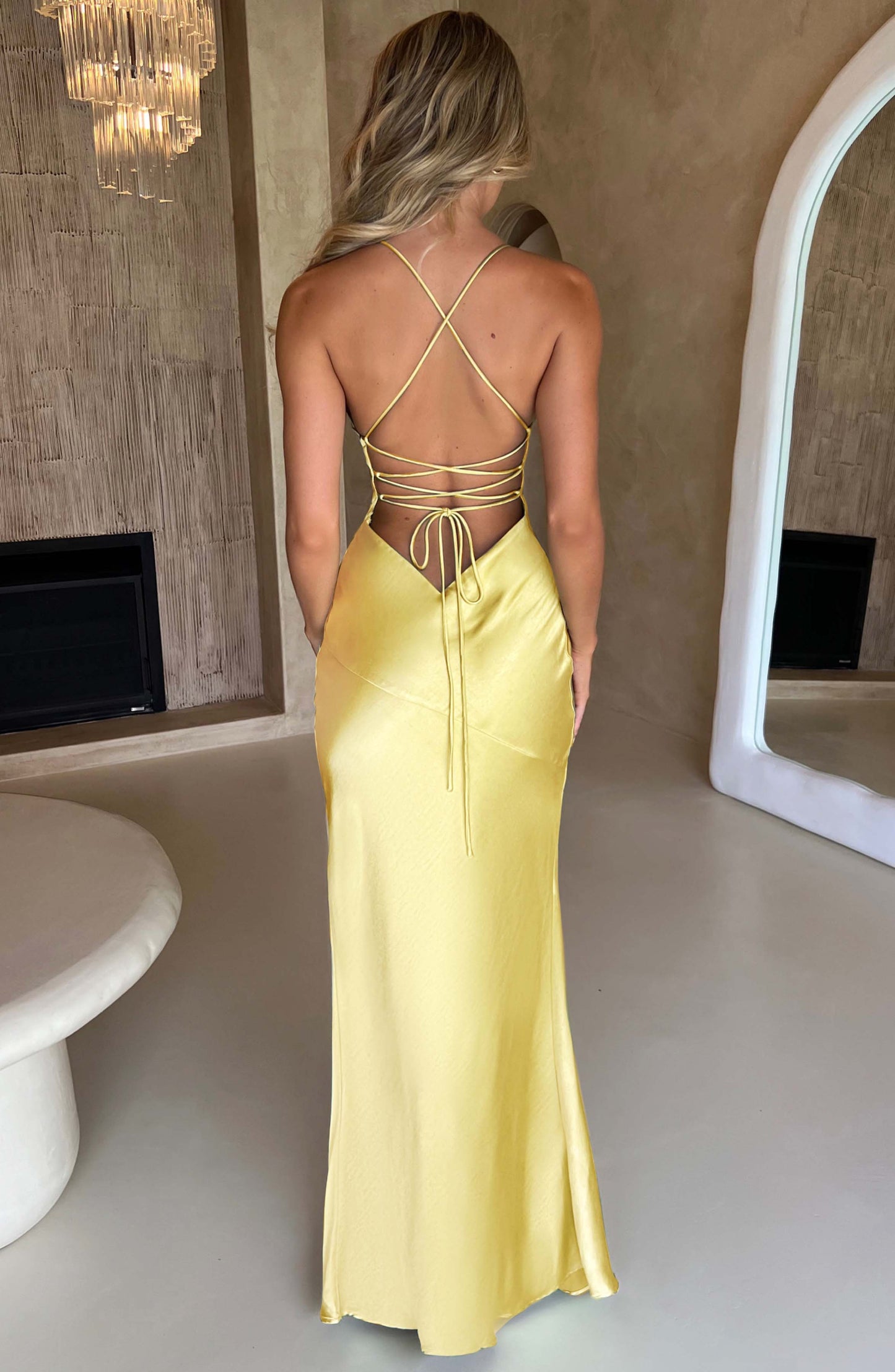 Indiema | Abito Maxi in Satin