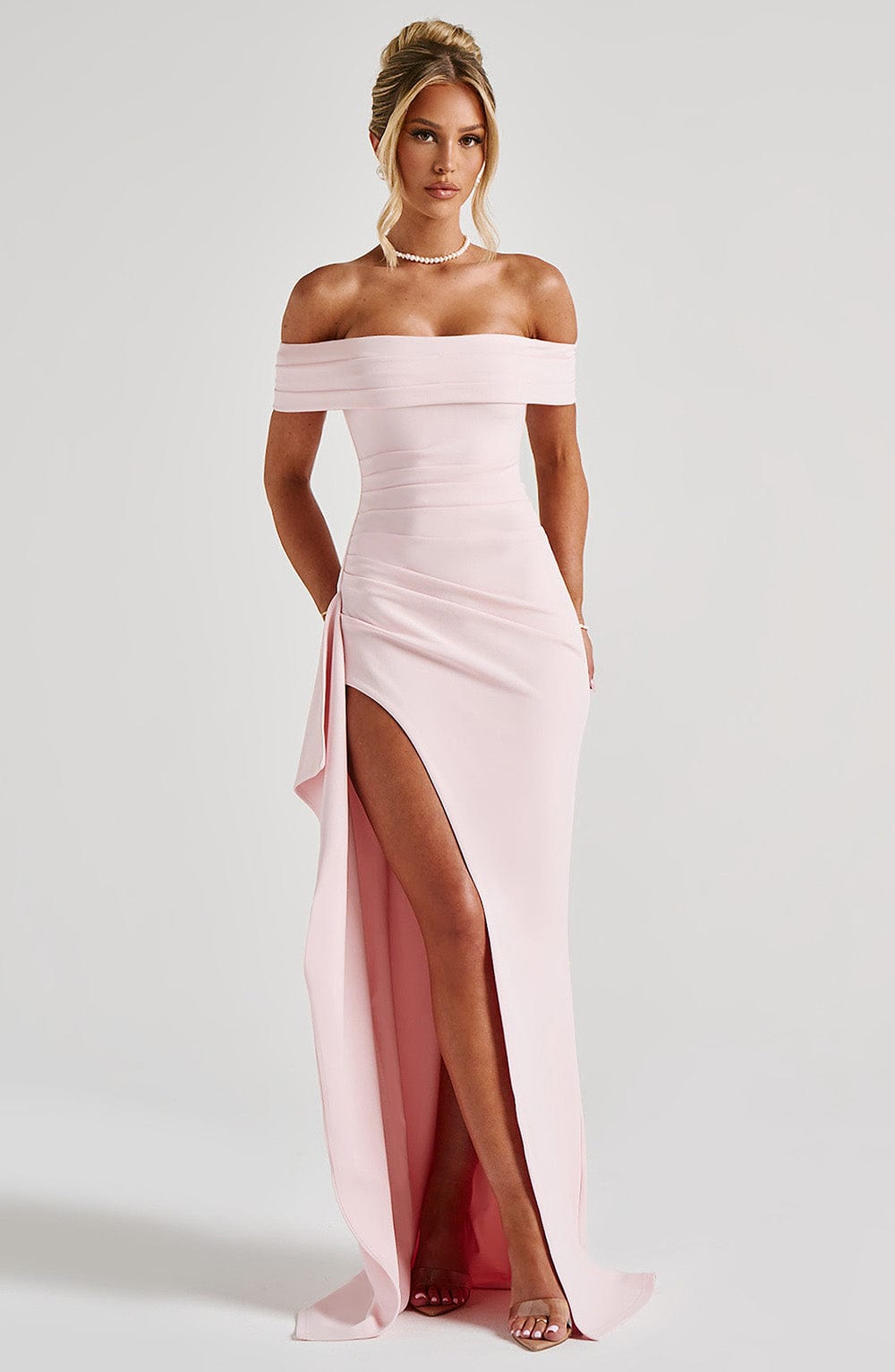 Joyne | Elegante Vestito Lungo con Spalle Scoperte
