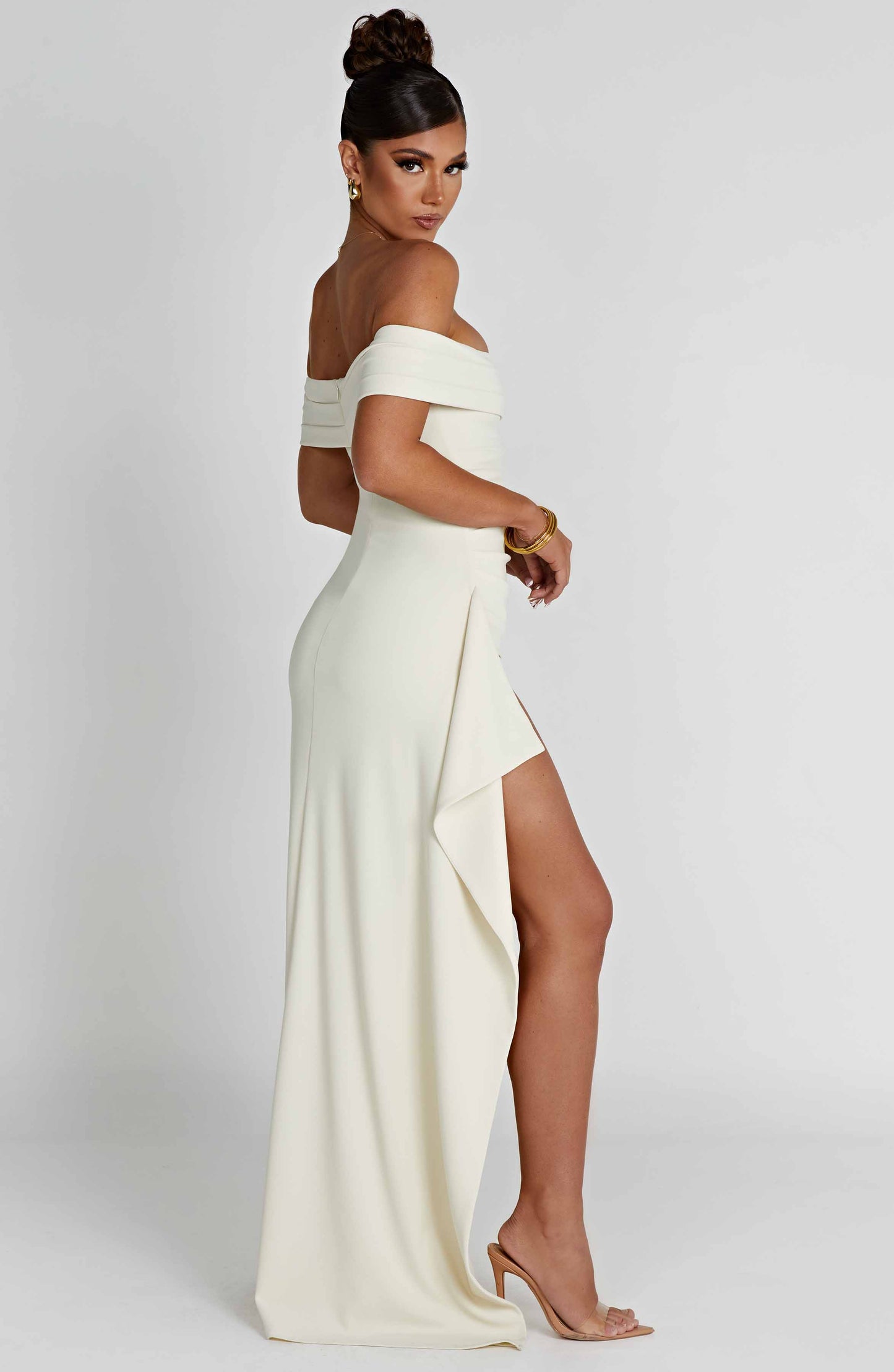 Joyce | Elegante Vestito Lungo con Spalle Scoperte
