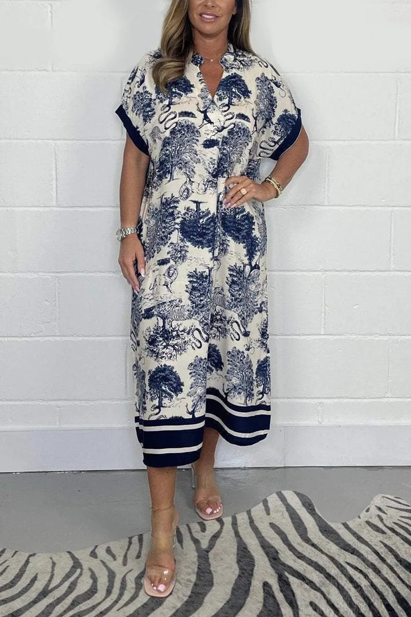 Vanessa™ | Abito Midi con Stampa