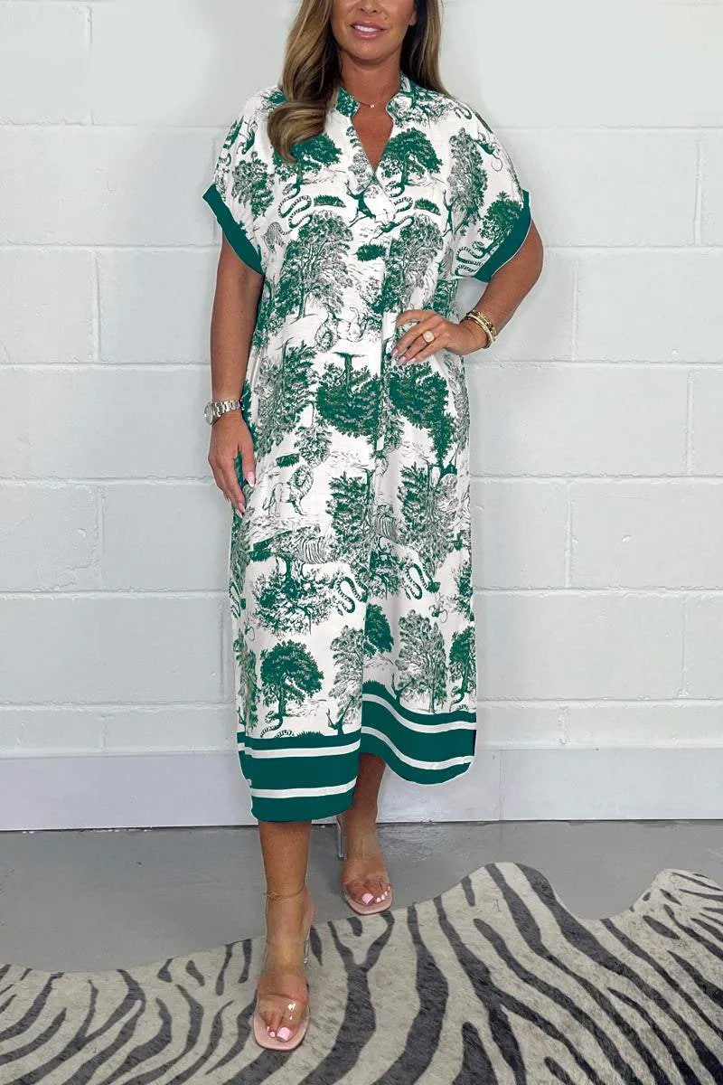 Vanessa™ | Abito Midi con Stampa