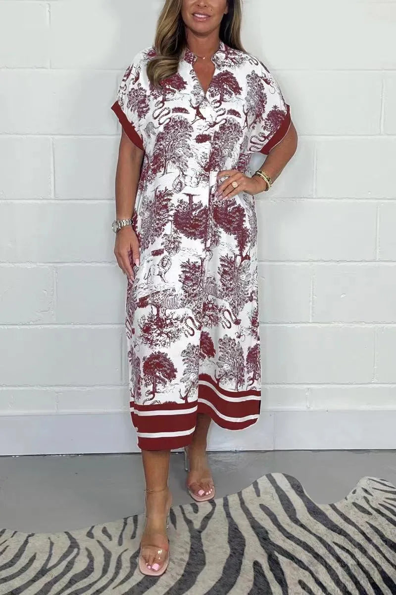 Vanessa™ | Abito Midi con Stampa