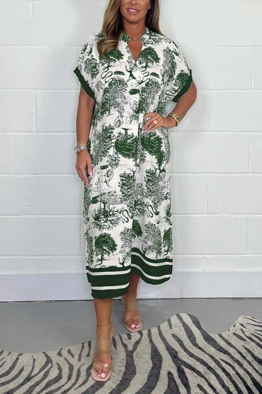 Vanessa™ | Abito Midi con Stampa