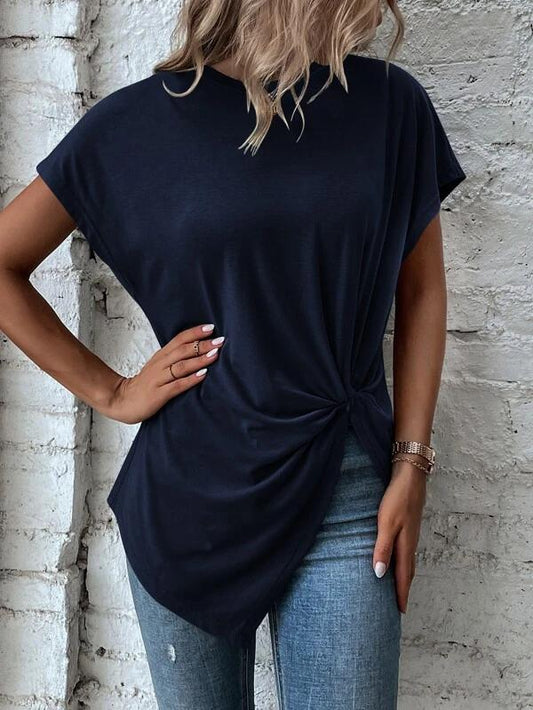 Jasmina | Camicia lunga con Frontale Annodato