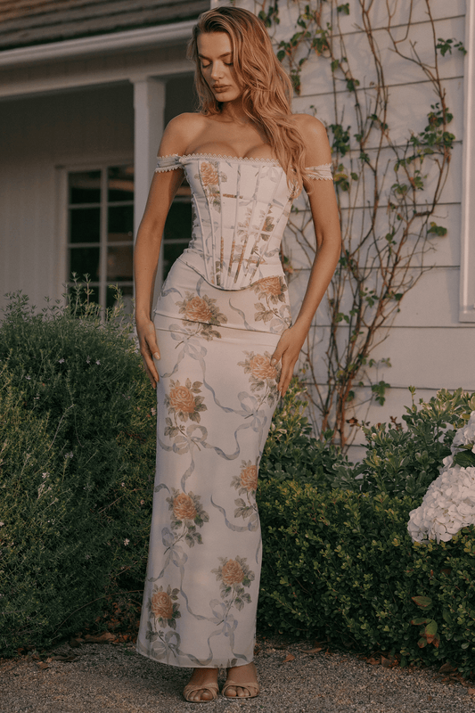 Pierina | Abito Lungo con Corsetto