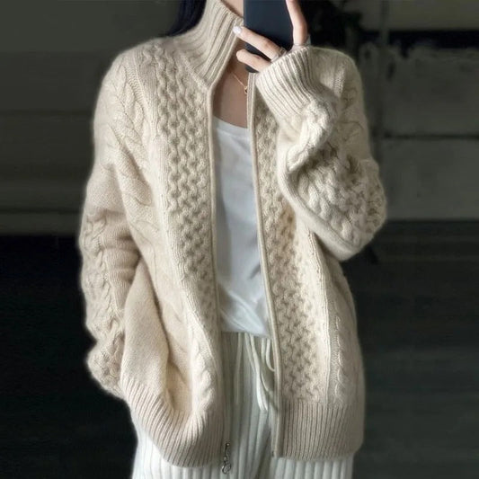 Samara | Cardigan oversize con zip
