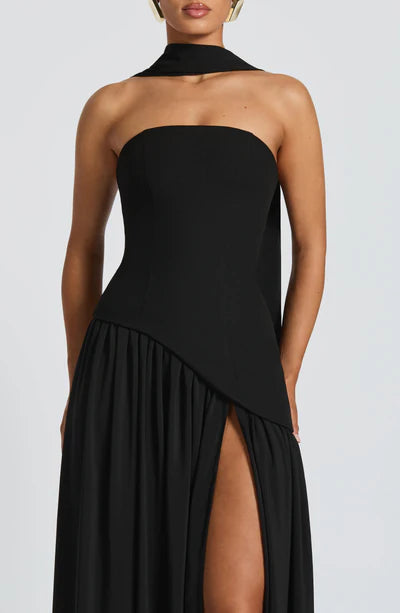 Maliyah | Vestito Maxi con Sciarpa