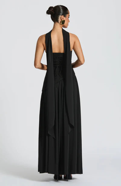 Maliyah | Vestito Maxi con Sciarpa