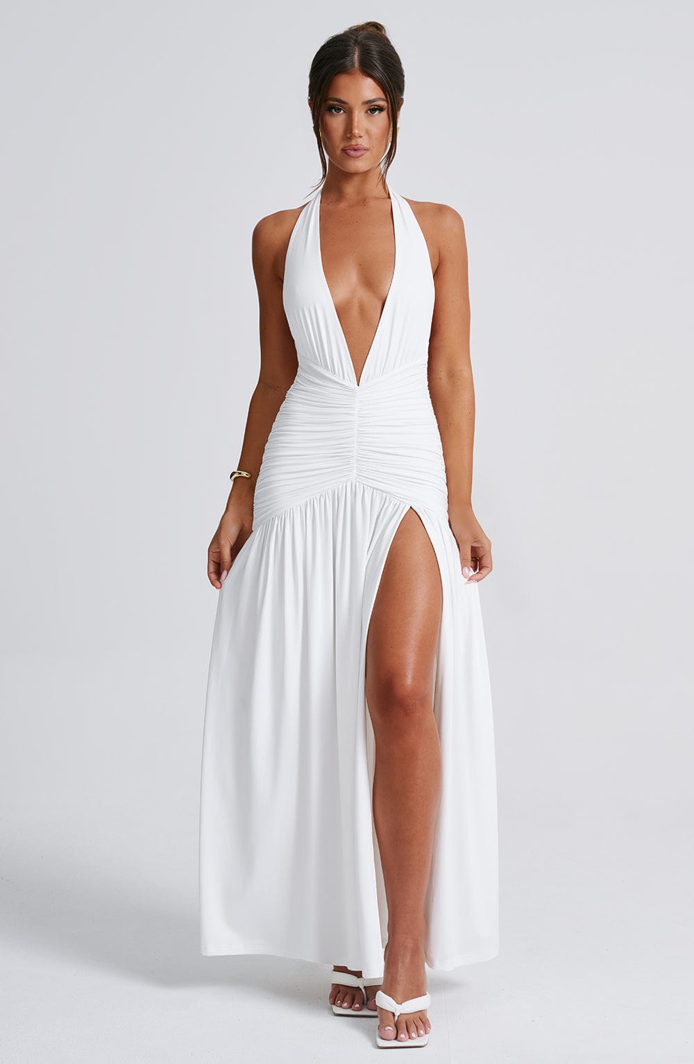 Badra | Vestito Lungo Fruncito