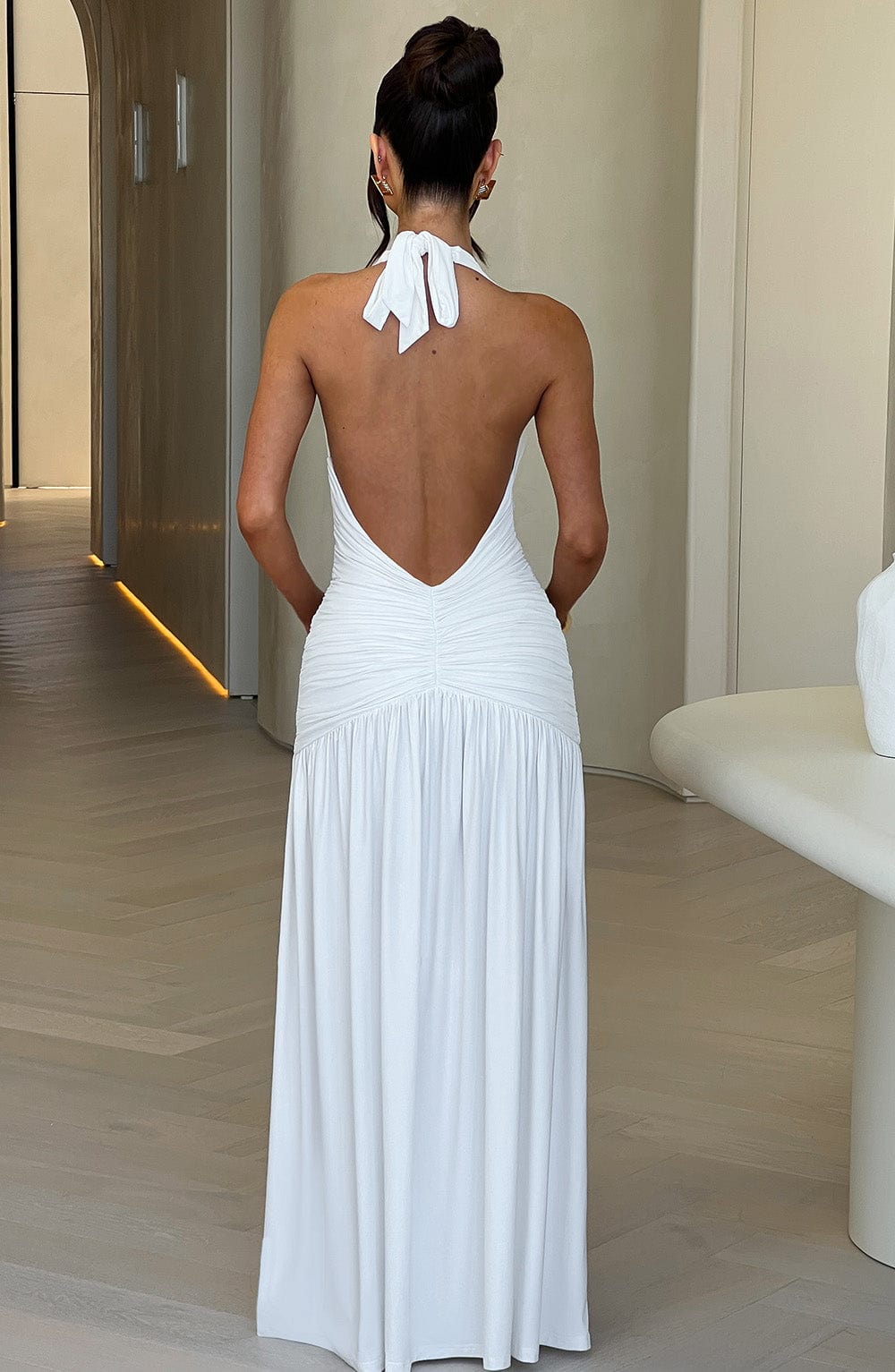 Badra | Vestito Lungo Fruncito