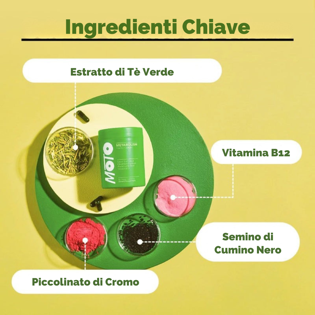 MetaMoto | Capsule di Supporto al Metabolismo