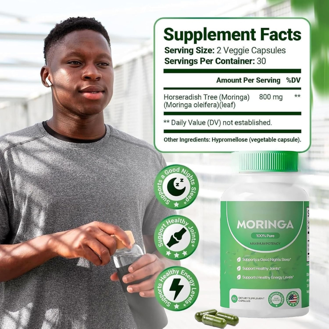 MoriGreen | Capsule di Moringa per l'Equilibrio Totale del Corpo