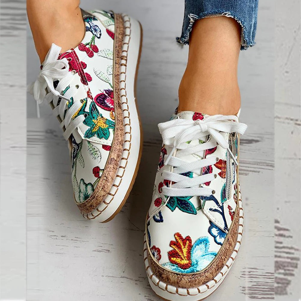 Santorini | Scarpe Floreali