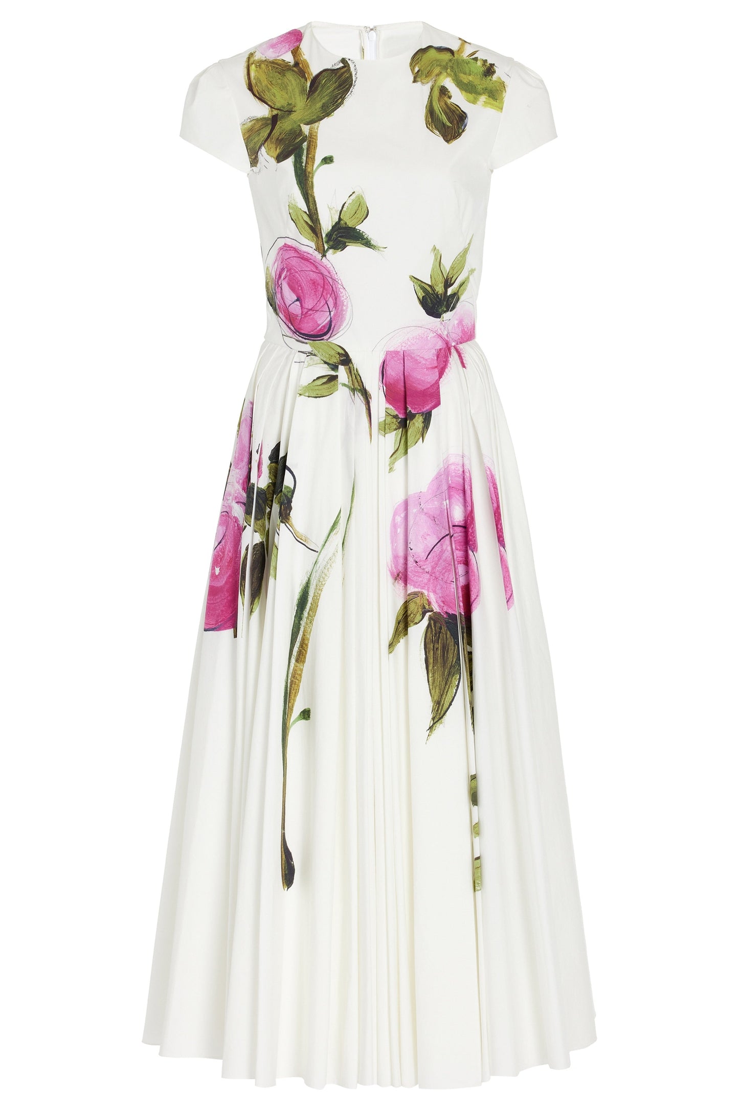 Winona | Vestito Midi a Maniche Corte