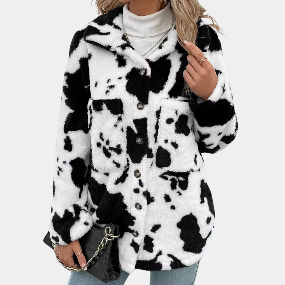 Kaylee™ | Maglione a Stampa di Mucca