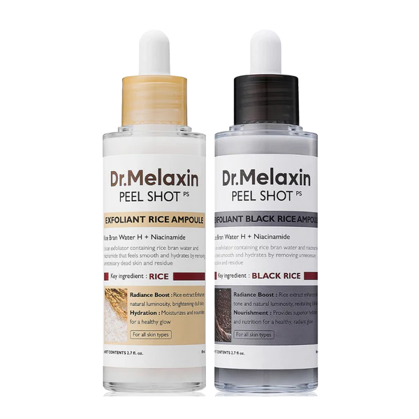 Peel Shot Glow | Fiala Esfoliante per il Viso al Riso