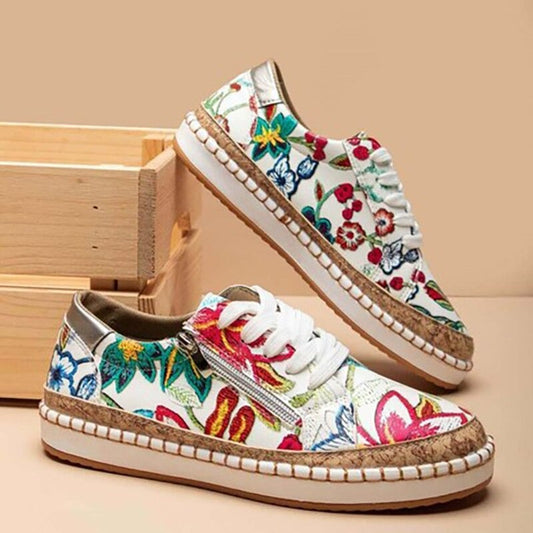 Santorini | Scarpe Floreali