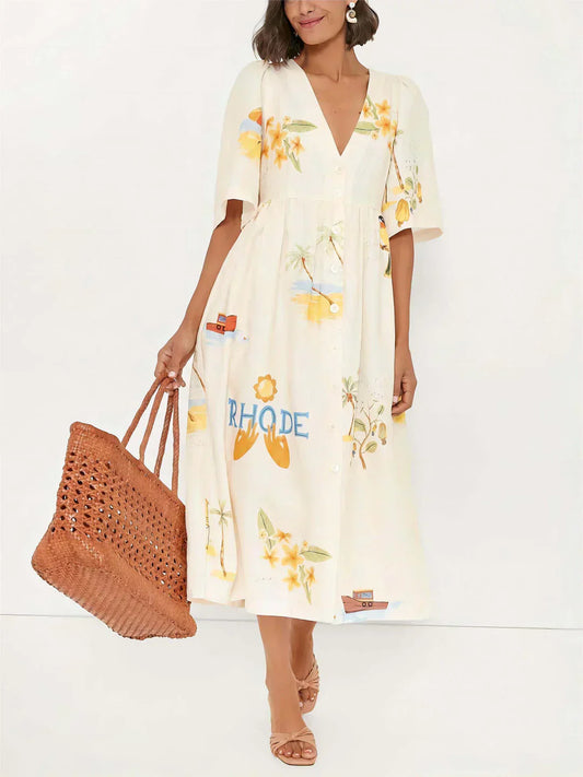 Haven™ | Vestito Stampato Mare