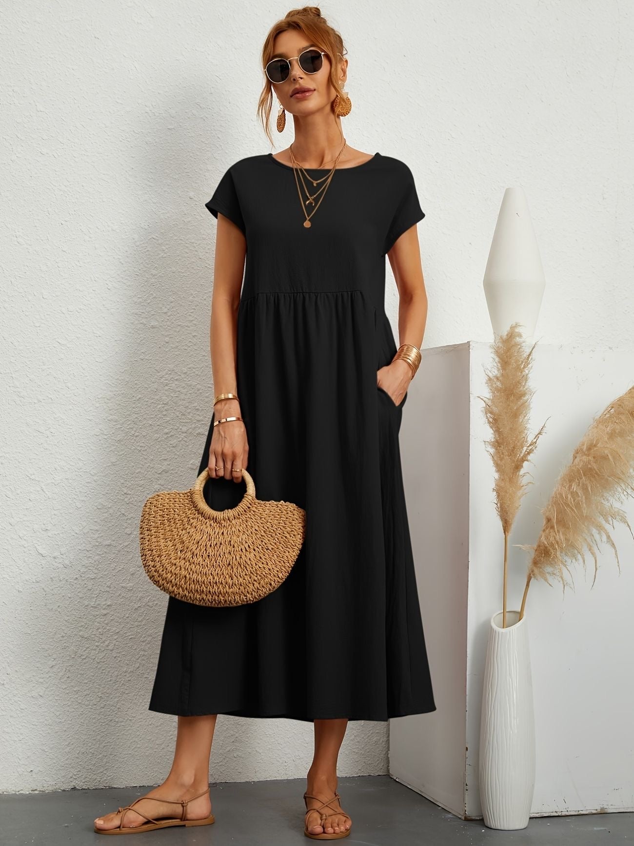 Rosey | Vestito Casual in Lino e Cotone