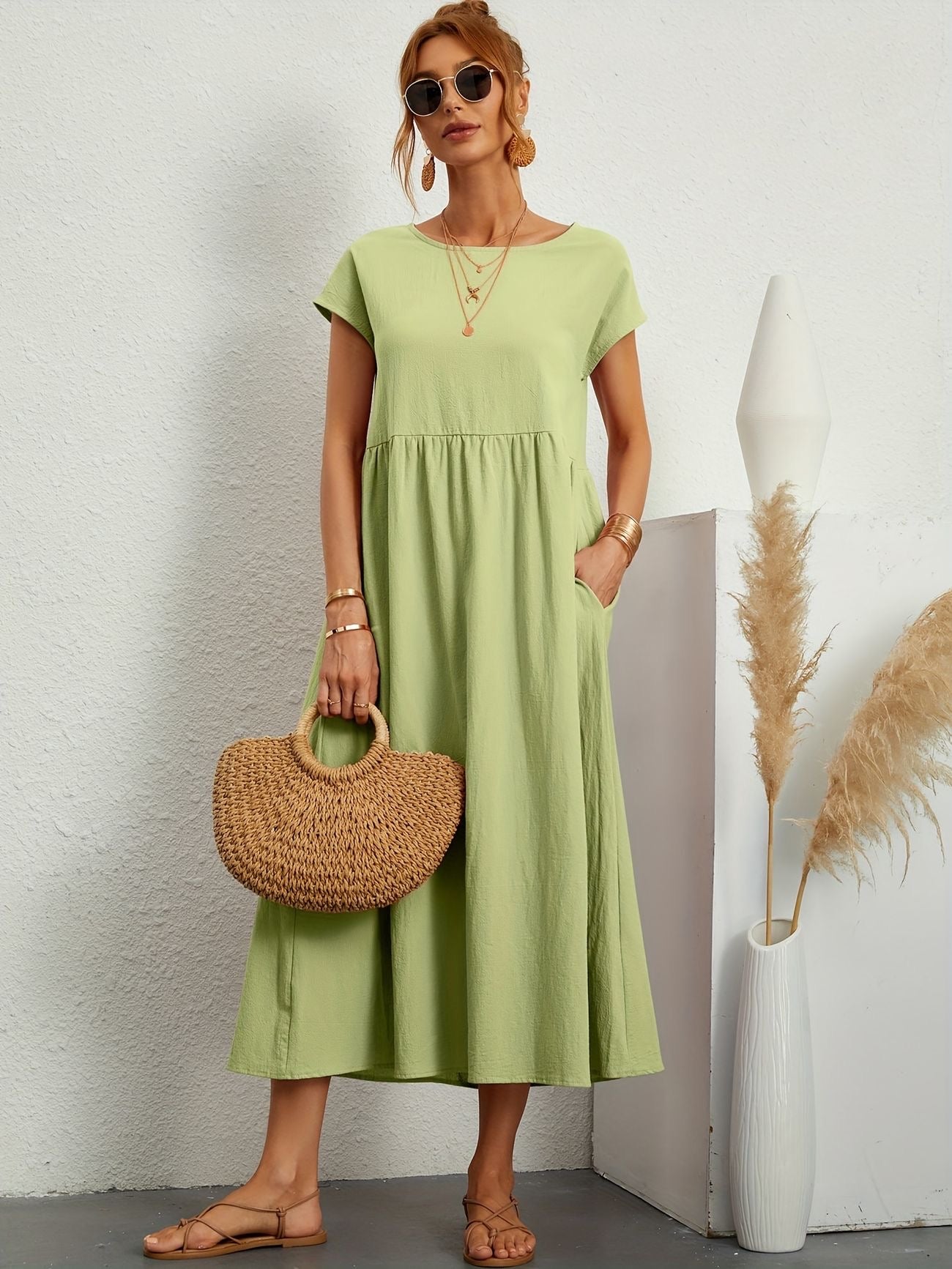 Rosey | Vestito Casual in Lino e Cotone