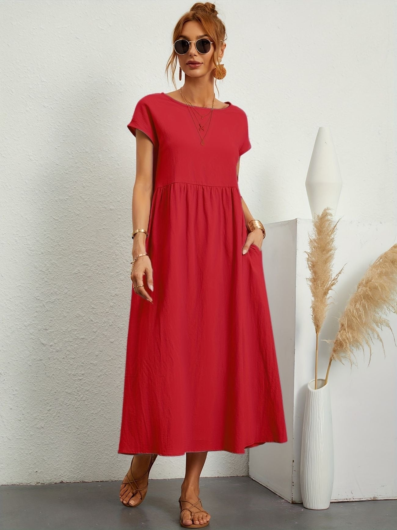 Rosey | Vestito Casual in Lino e Cotone