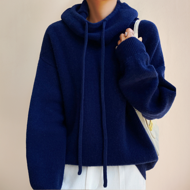 Caeli | Felpa con Cappuccio in Maglia