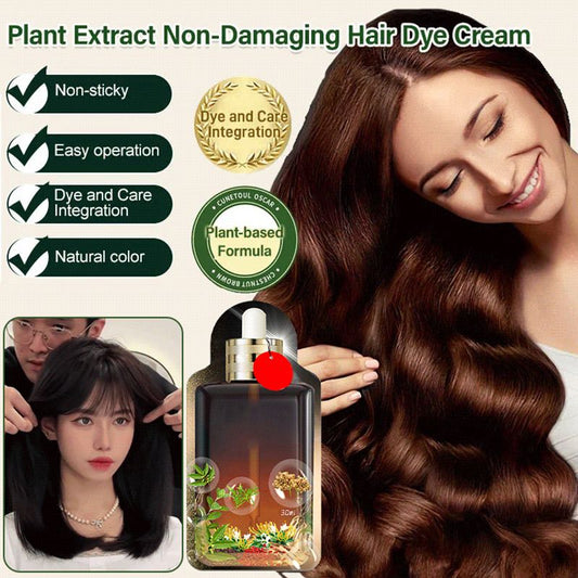 HerbaColor™ | Crema Colorante per Capelli a Base di Estratti Vegetali Senza Danni