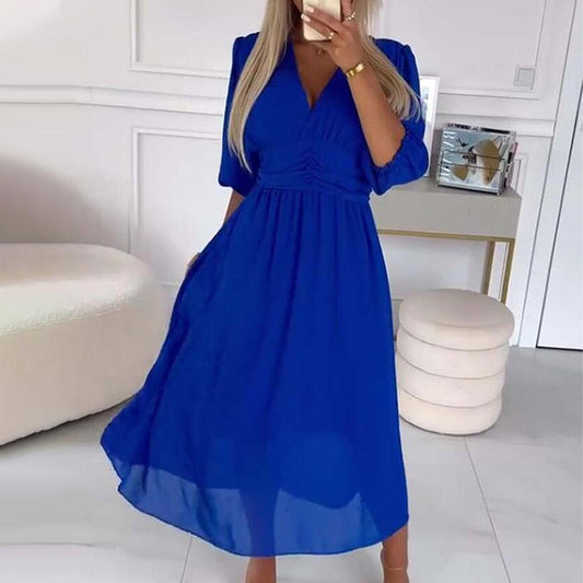 Celeste™ | Abito in leggero chiffon setoso
