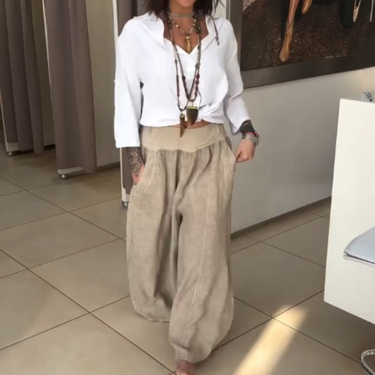 Felia | Pantaloni Larghi per Donna