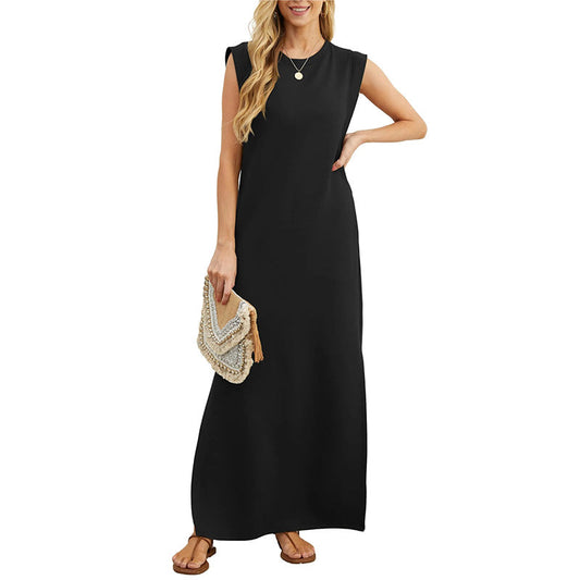 Jilly | Abito Lungo Casual con Spacco sulla Gamba