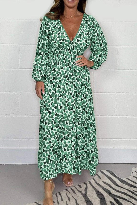 Lucinda | Vestito Midi con scollo a V