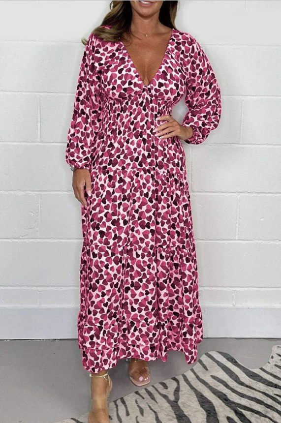 Lucinda | Vestito Midi con scollo a V