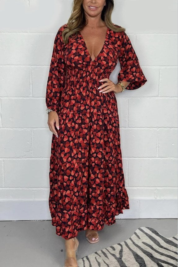 Lucinda | Vestito Midi con scollo a V