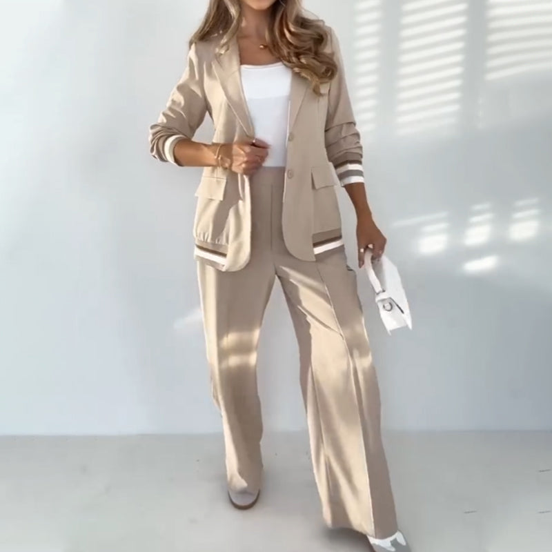 Taylor™ | Set di Pantaloni e Blazer a Vestibilità Larga