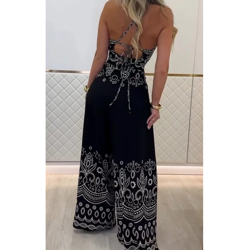 Jacqueline | Completo Casual con Stampa Retro