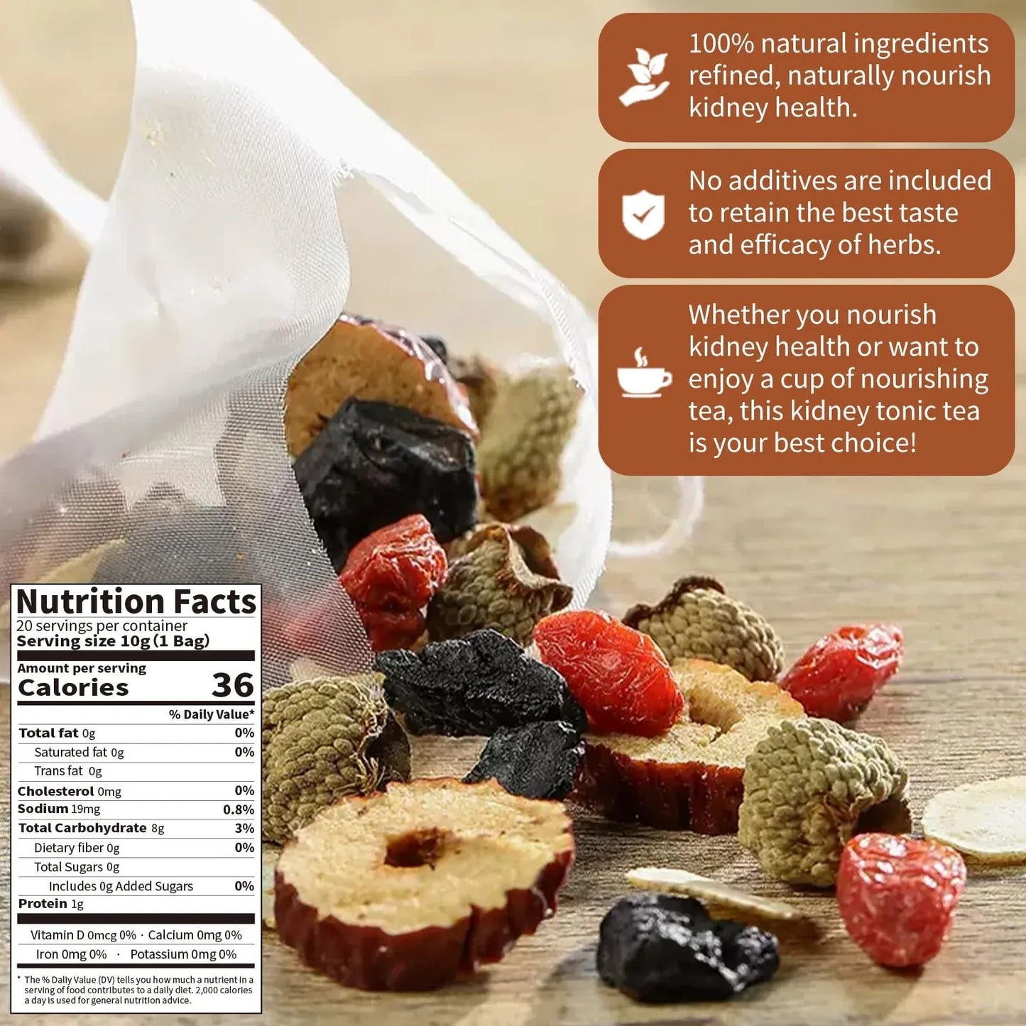 Tè Panax Cinque Tesori | Infuso Erboristico Naturale