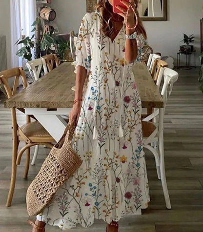 Giustina | Vestito Lungo Stile Bohemio