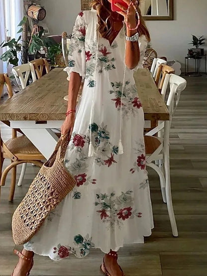 Giustina | Vestito Lungo Stile Bohemio