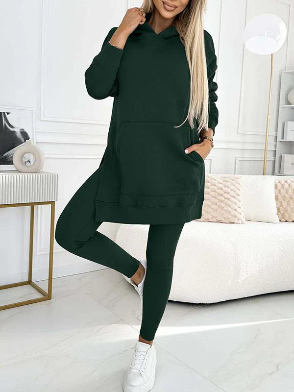 Heidi™ | Set casual a due pezzi: leggings e felpa