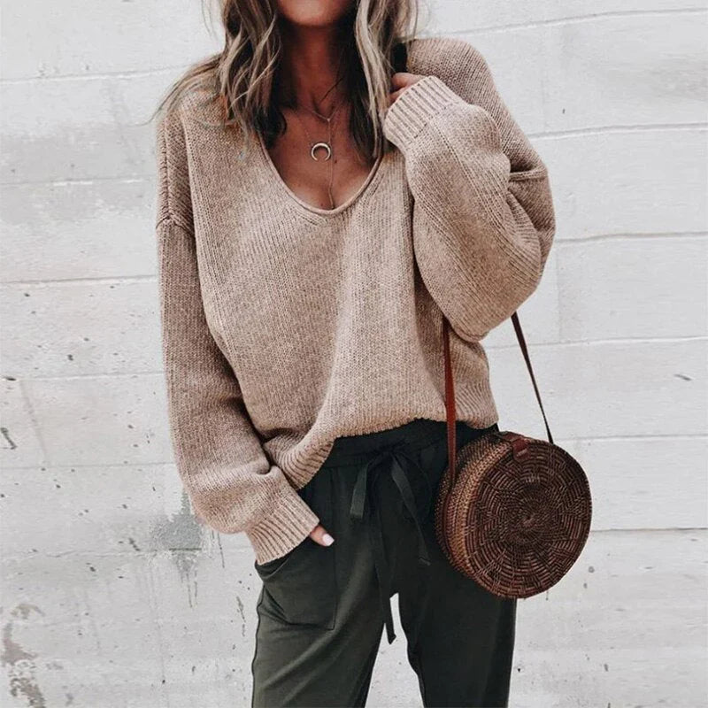 Idone™ | Maglione Oversized a V