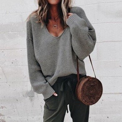 Idone™ | Maglione Oversized a V