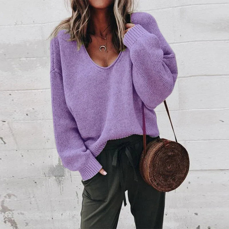 Idone™ | Maglione Oversized a V