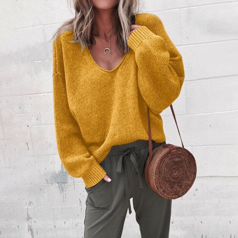Idone™ | Maglione Oversized a V