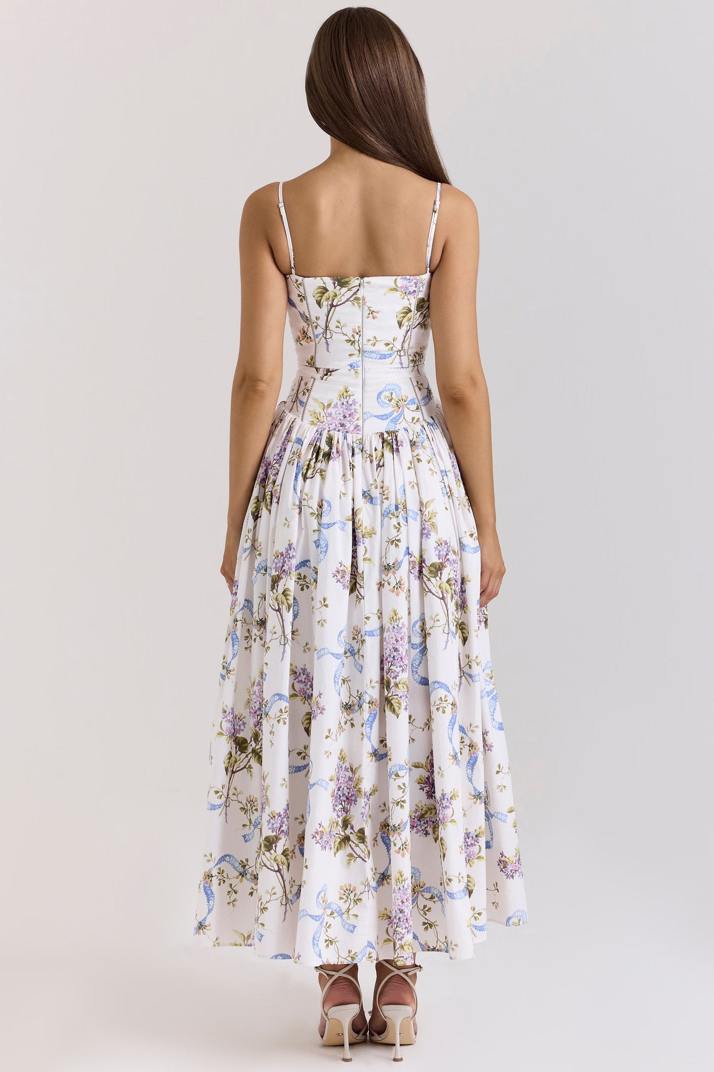 Daniela | Vestito Midi con stampa di Fiori