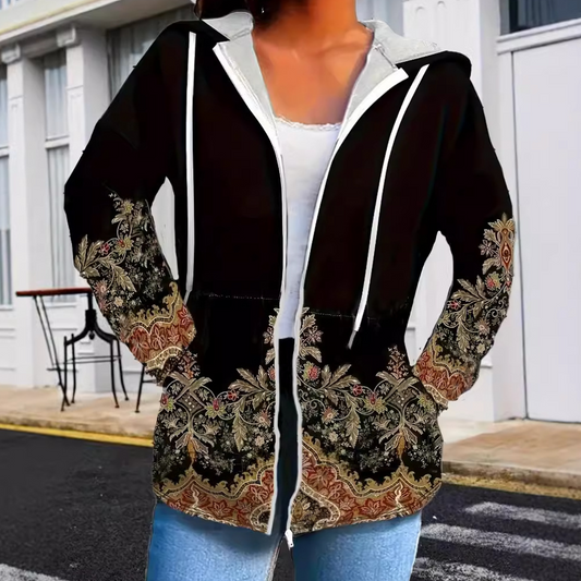 River™ | Felpa Aperta con Stampa Floreale